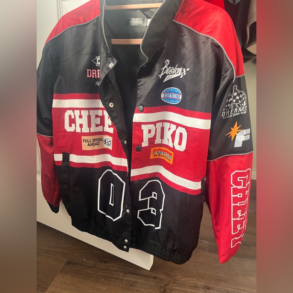 Red and Black Racing Jacket
